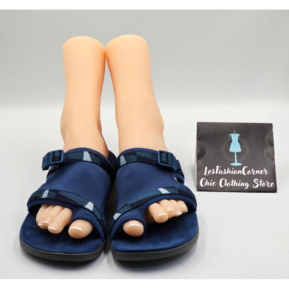 Merrell Women's Navy Blue District 3 Sandal Thong Sz 5 Flip-Flop Slip-On Sz 11 2 - Picture 11 of 16